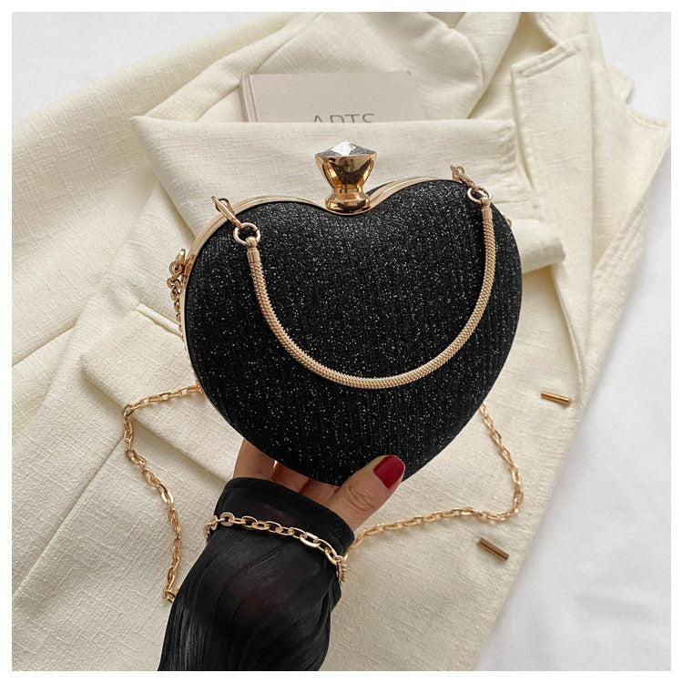 Lovely-Evening Clutch Heart-Shaped Bag