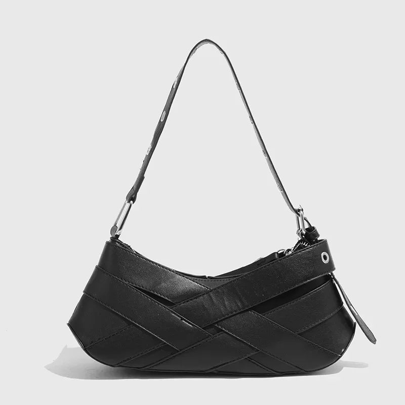 Olivia- Vintage Belts Leather Handbag