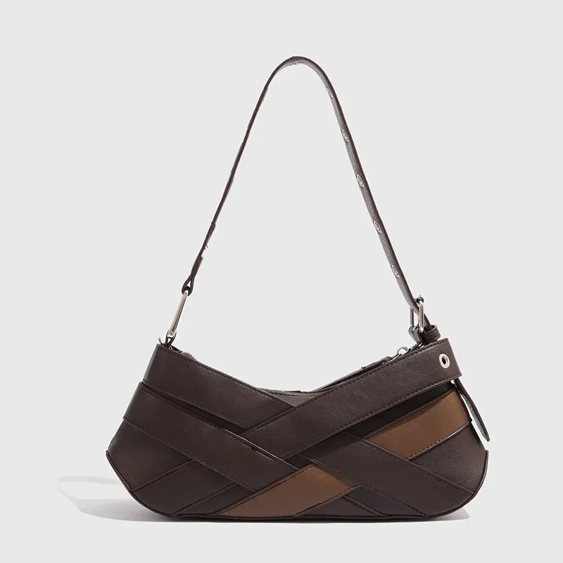 Olivia- Vintage Belts Leather Handbag