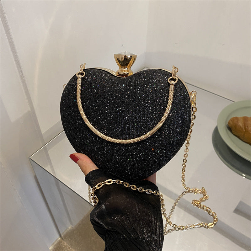 Lovely-Evening Clutch Heart-Shaped Bag
