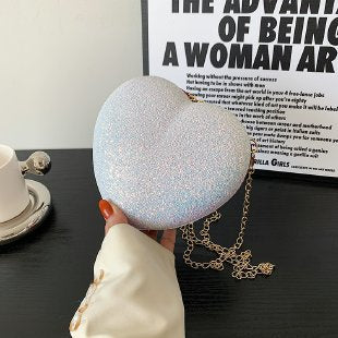 Lovely-Evening Clutch Heart-Shaped Bag